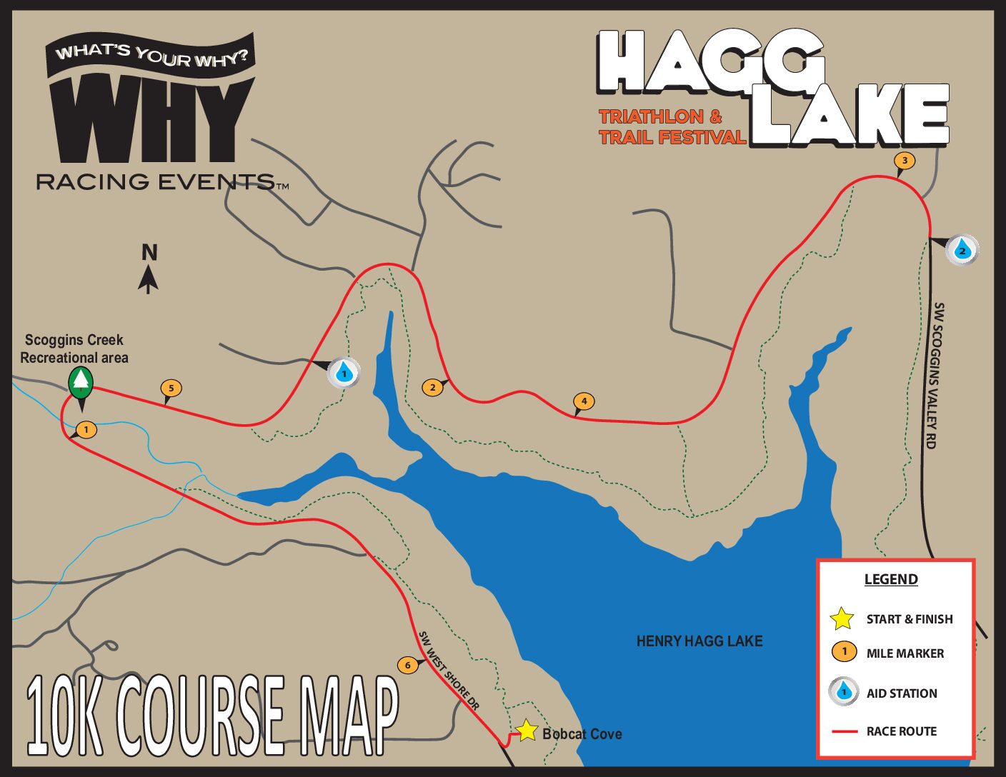 Course Details Hagg Lake Triathlon & Trail Festival