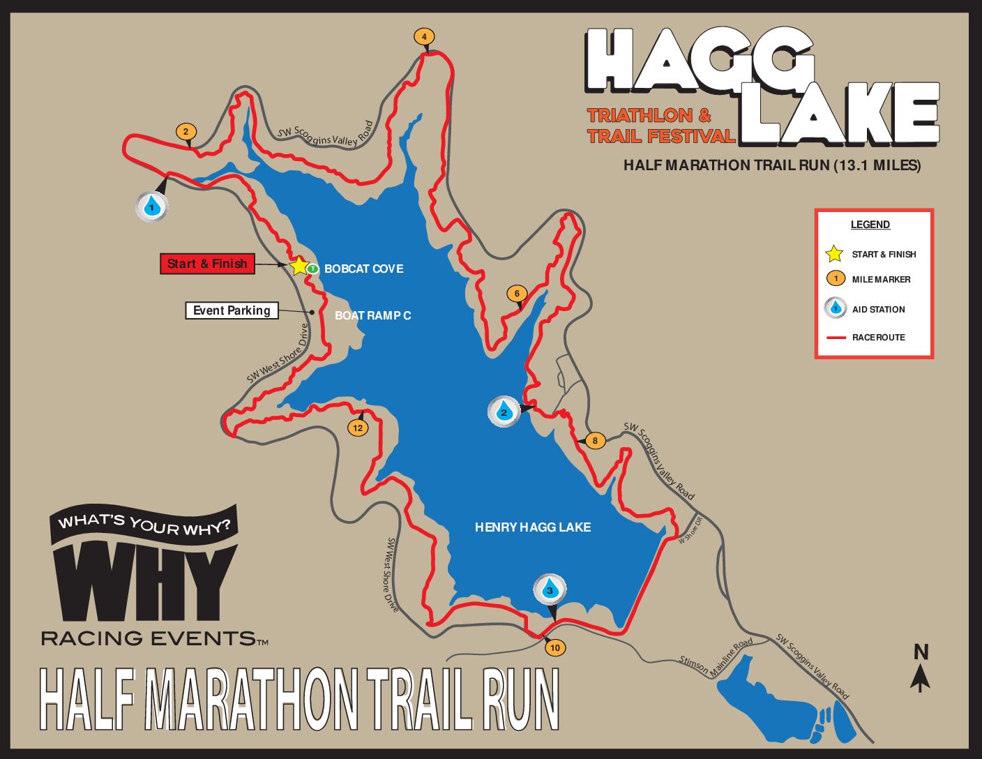 Course Details Hagg Lake Triathlon & Trail Festival